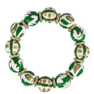 Green Crush Classic Bracelet by Angela Moore